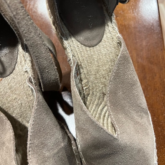 Seychelles Suede Espadrille Wedge Sandals - Picture 2 of 5